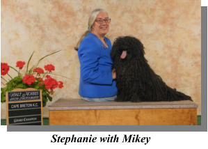 Stephanie with Mikey